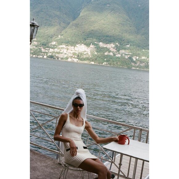 Zara White and Black Mini Dress - Picture 6 of 6